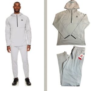🔥Bundle of Mens Reebok Half Zip up Medium, Activewear Joggers Small